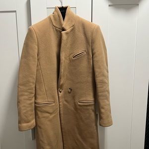Sandro Coat Wool Beige